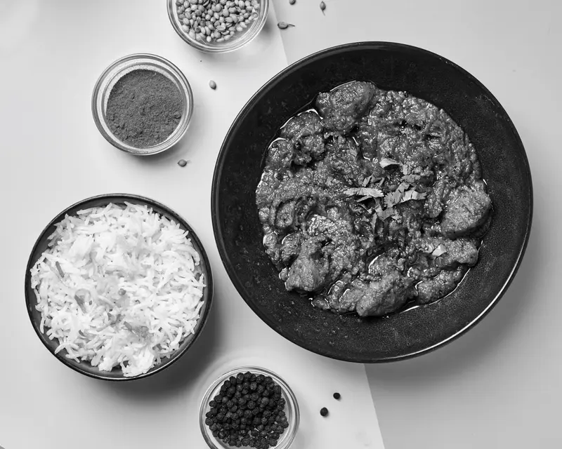 Agneau Masala+ riz