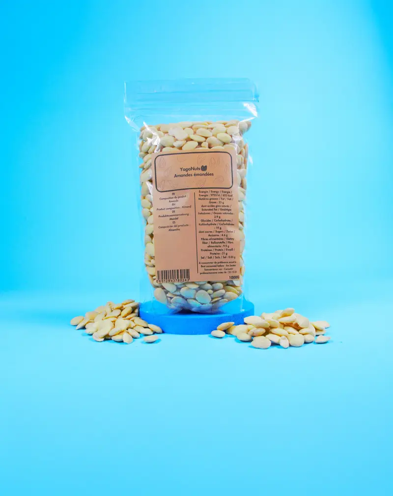 Amandes émondées