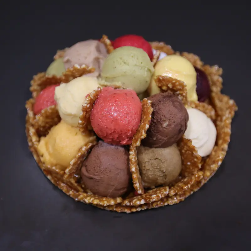 Assiette nougatine