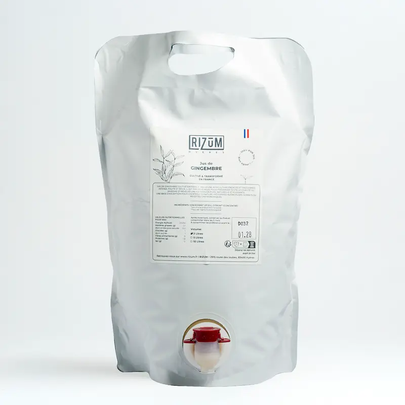 BIB de jus de gingembre