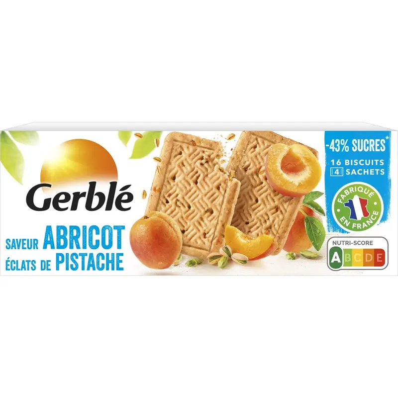 Biscuit Pistache Abricot GERBLE