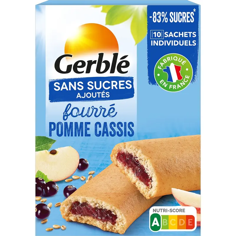 Biscuits Fourrés Cassis GERBLE