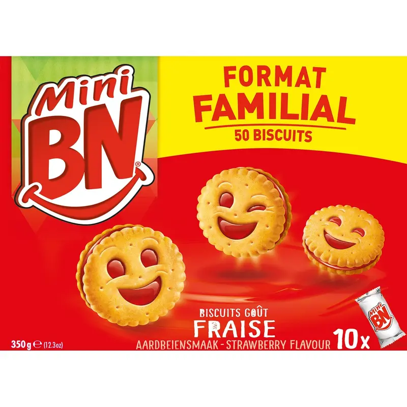 Biscuits Mini Fraise BN