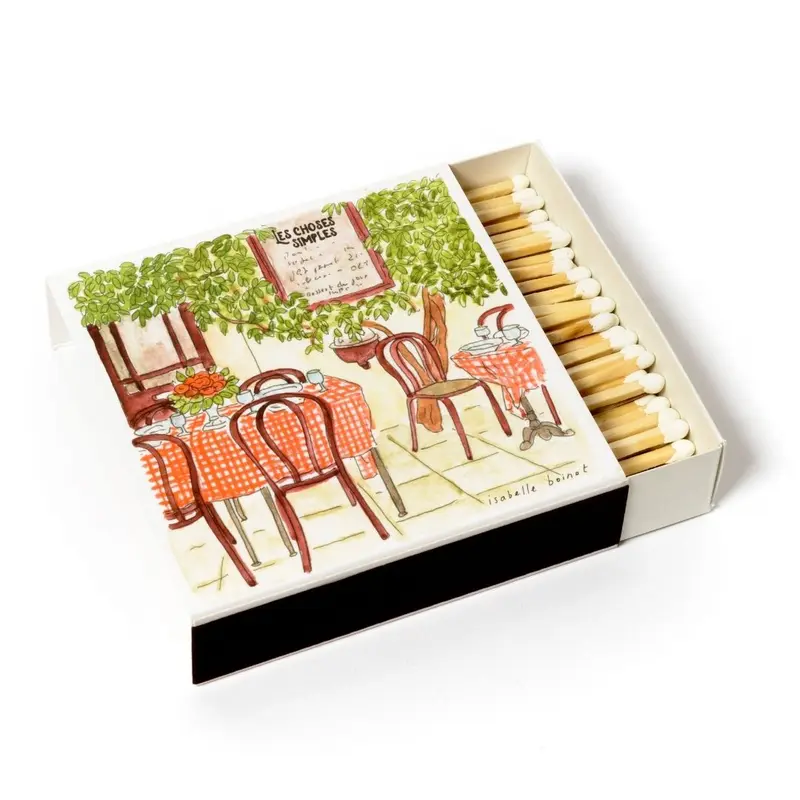 “Bistrot” Matches – Large Matchbox