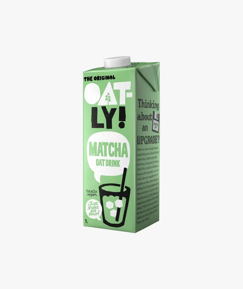 Boisson végétale avoine matcha