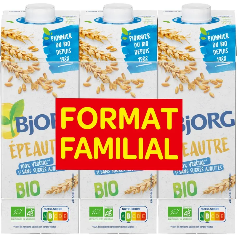 Boisson Végétale Bio Épeautre BJORG