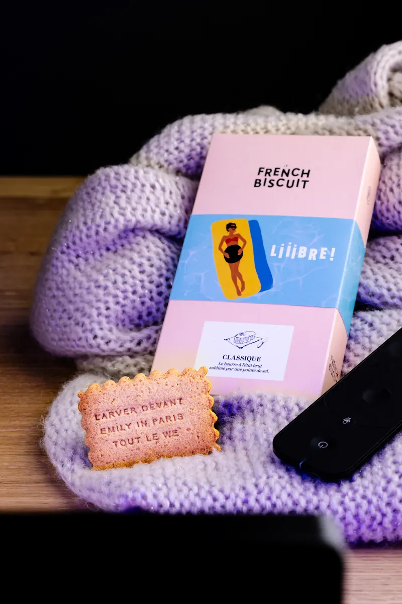 Boîte de 12 biscuits Sans valentin Libre