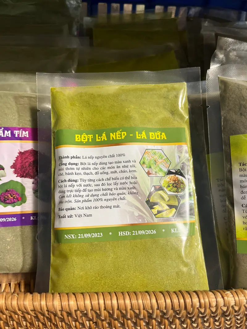 Bột lá nếp (lá dứa) 50gr