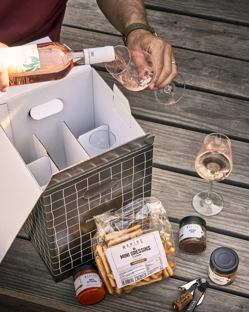 Box apéro Vin rosé
