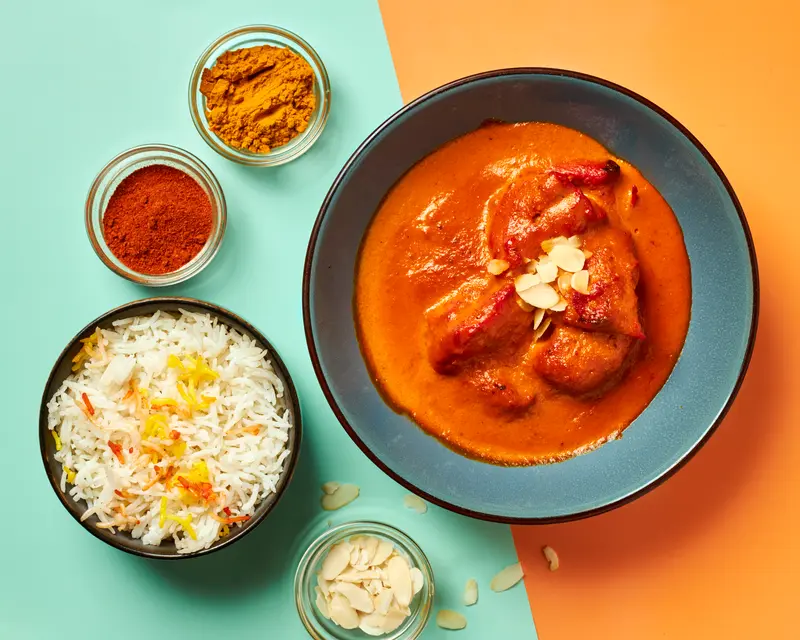 Butter chicken + riz