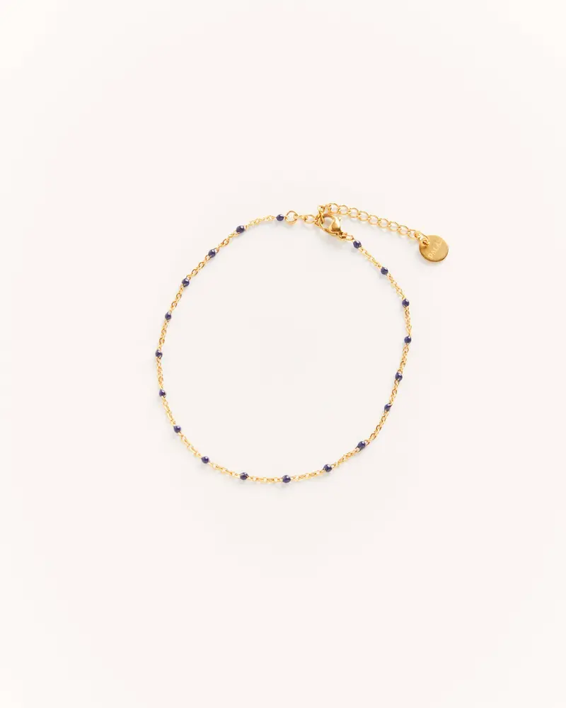 Castelo — Anklet Navy Blue