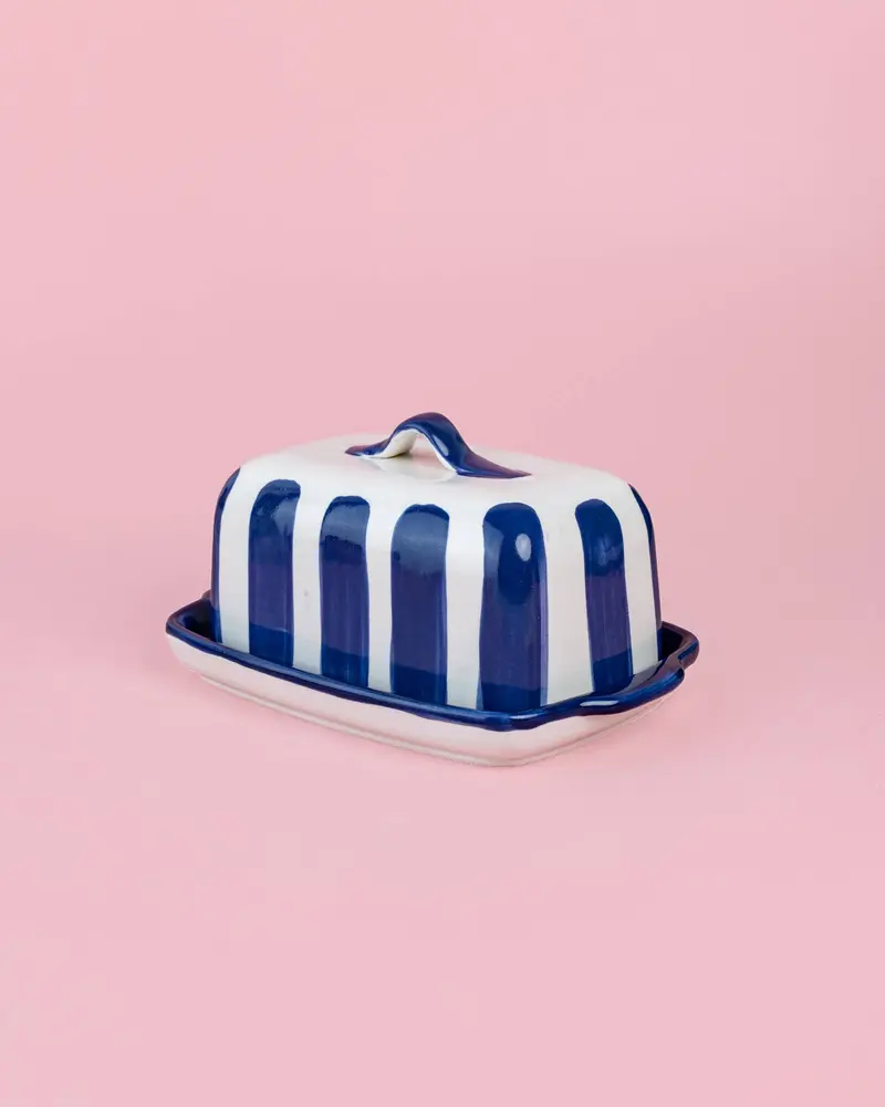Ceramic Butter Dish — Costa Azul