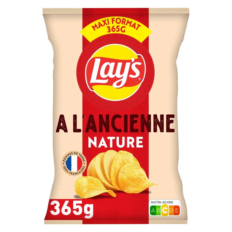 Chips à l'Ancienne Nature Maxi Format LAY'S