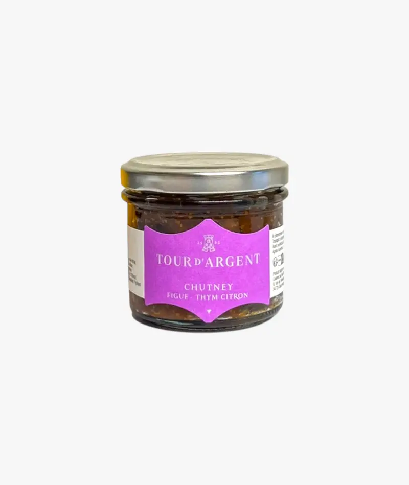 Chutney, figues, thym citron