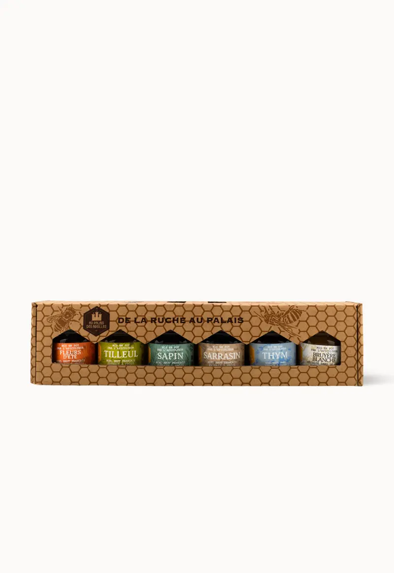 Coffret 6 miels d'exception - 50 g