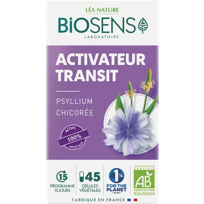 Complément alimentaire activeur transite Bio BIOSENS