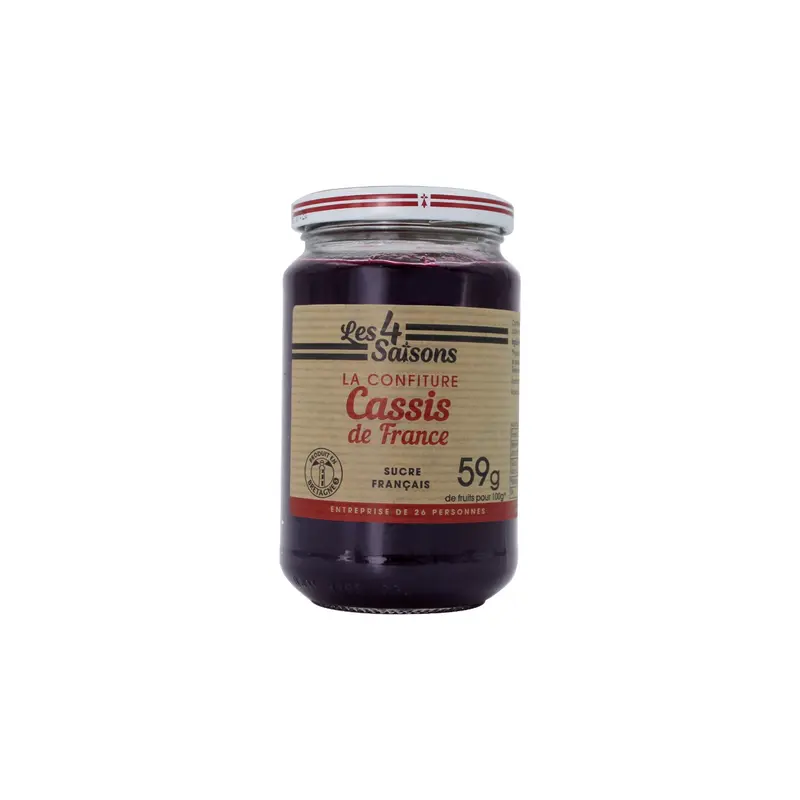 Confiture Cassis LES 4 SAISONS