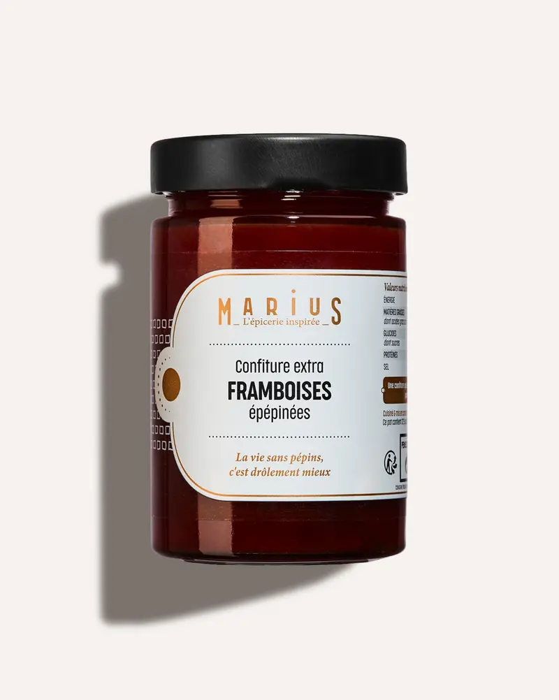 Confiture de Framboises Épépinées