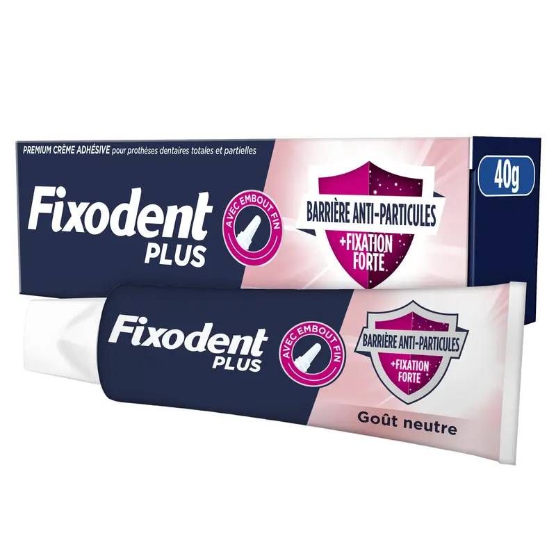 Crème Adhésive Fixation Plus FIXODENT