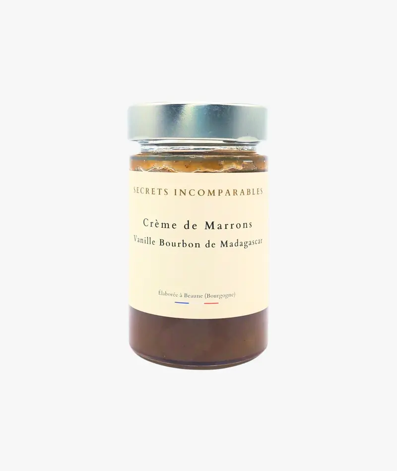 Crème de marrons vanille bourbon de Madagascar