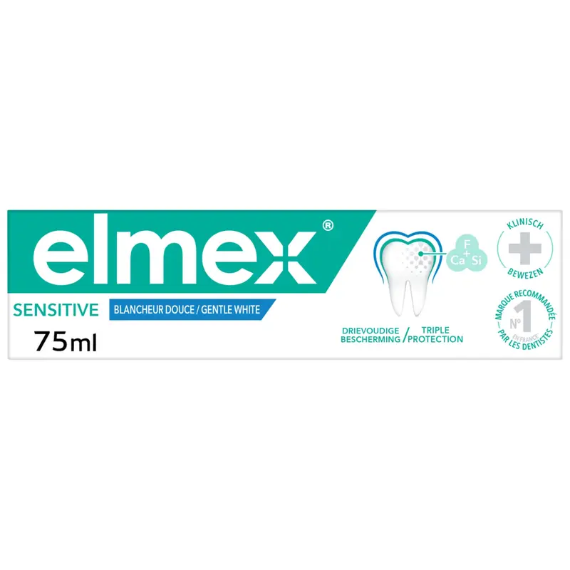 Dentifrice Sensitive Blancheur Douce ELMEX