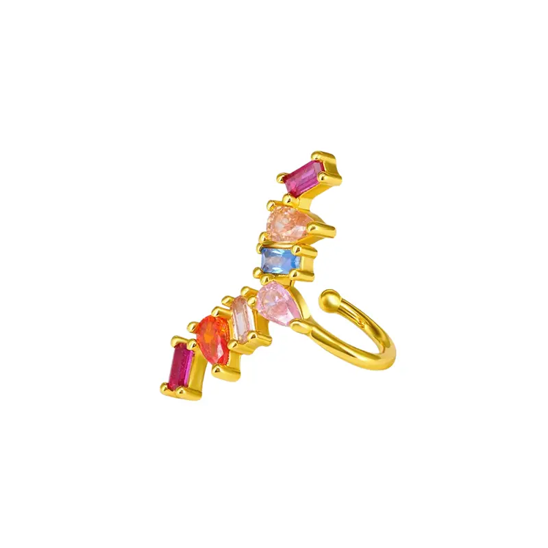 Earcuff arc-en-ciel