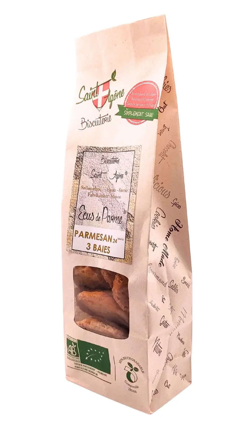 ÉCUS PARMESAN & TROIS BAIES BIO