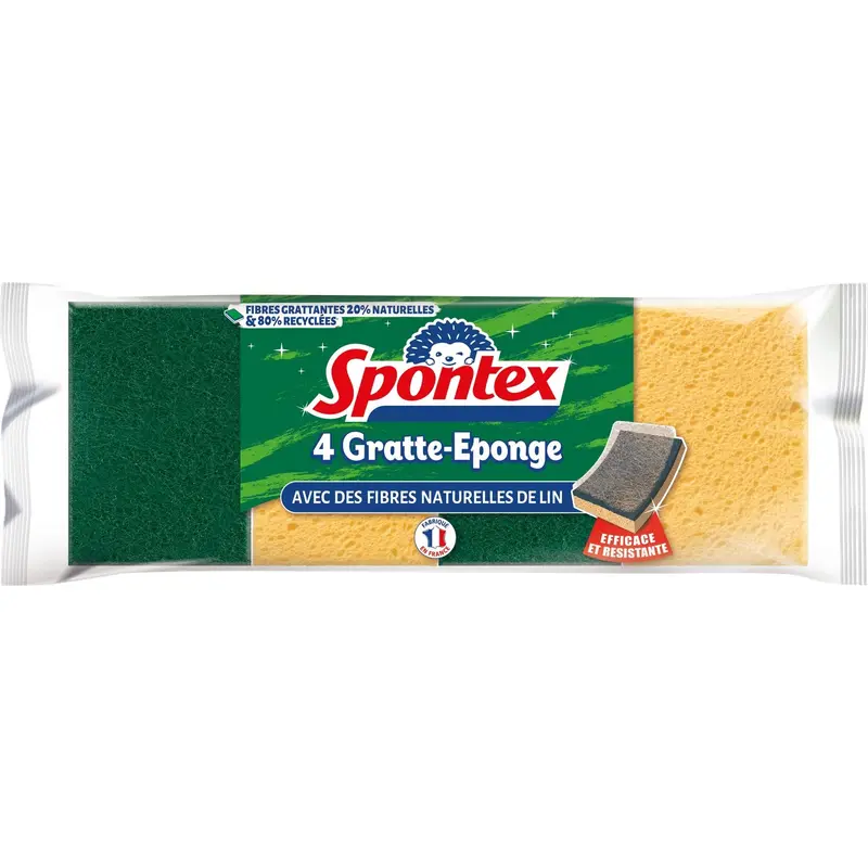 Eponge avec Fibre de Lin SPONTEX