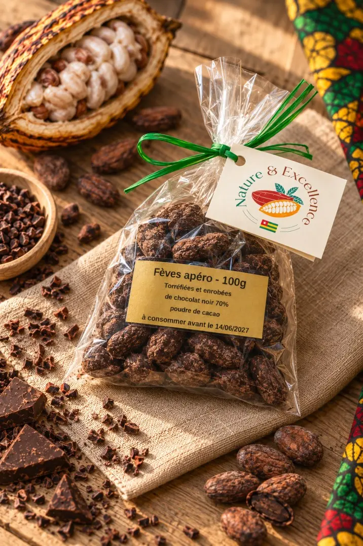 Fèves apéritif chocolatées 100g