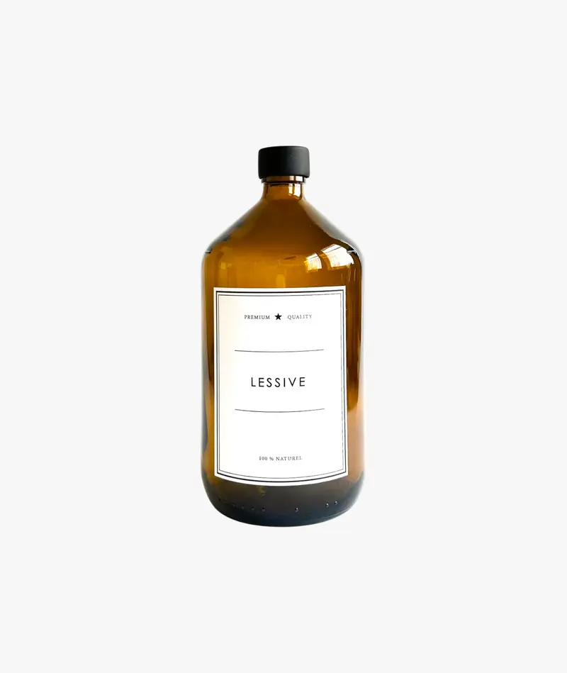 Flacon en verre pour lessive