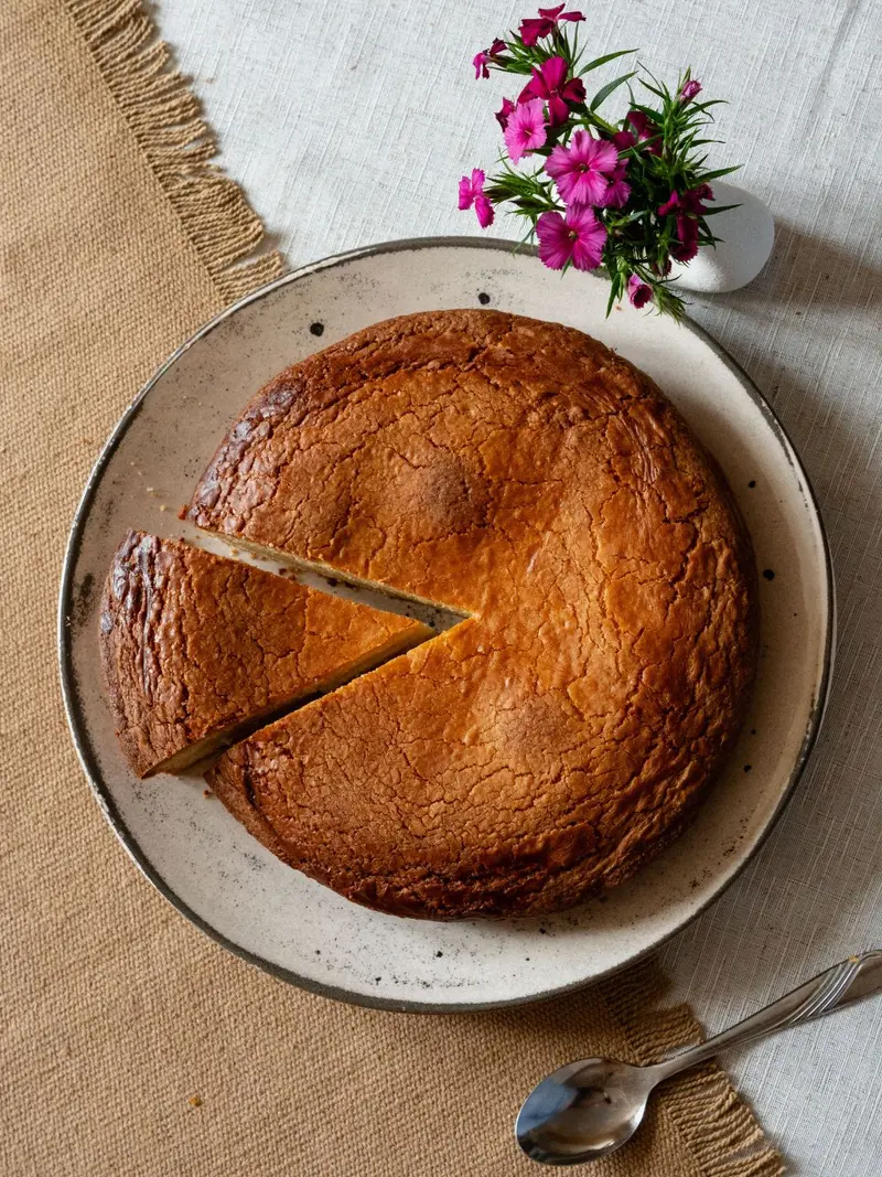Gateau Basque à la crème