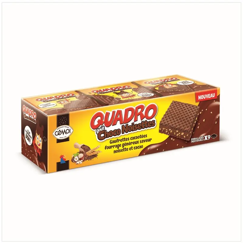 Gaufrette Tout Chocolat QUADRO