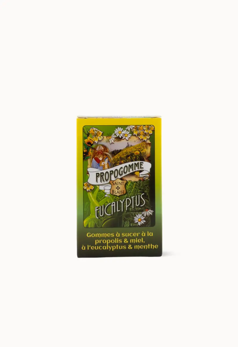Gommes à sucer au propolis - Eucalyptus & menthe