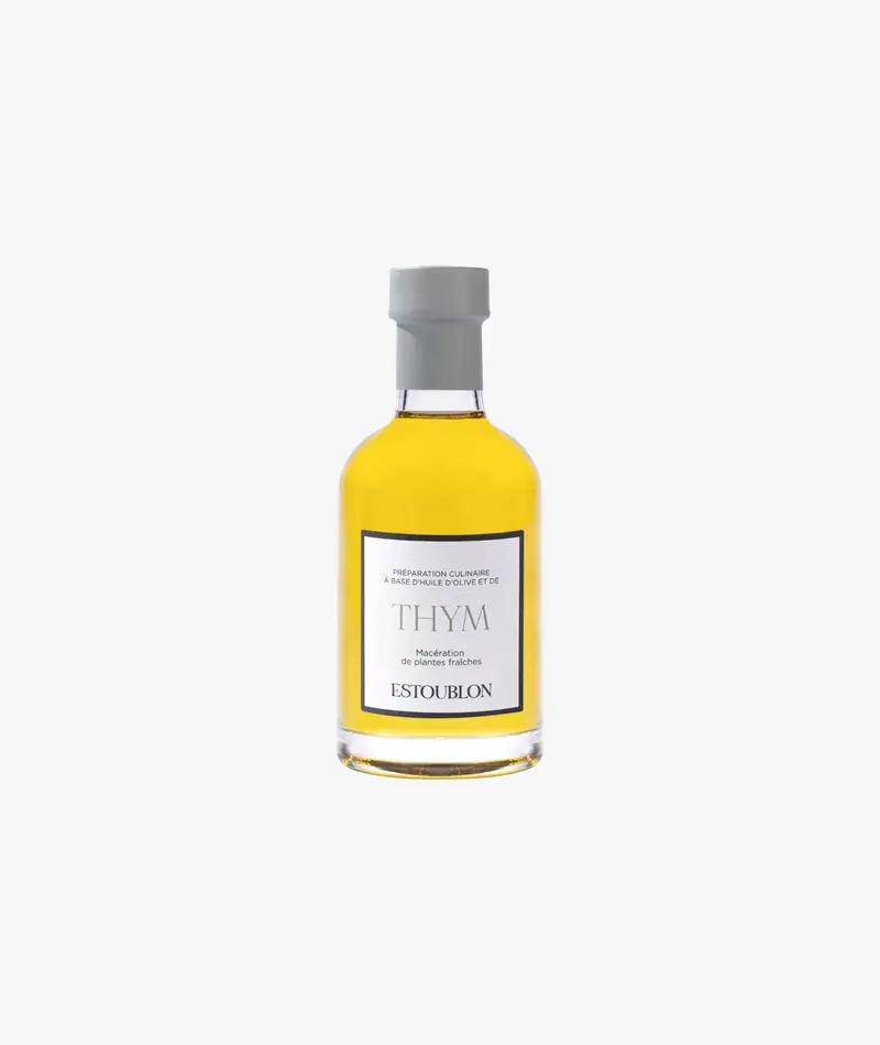 Huile d'olive thym