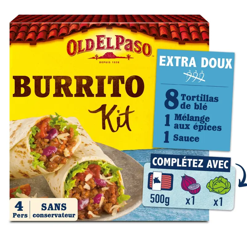 Kit Burritos Extra Doux OLD EL PASO