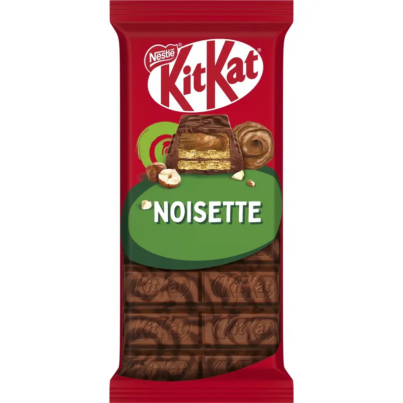 KITKAT hazelnut chocolate bar