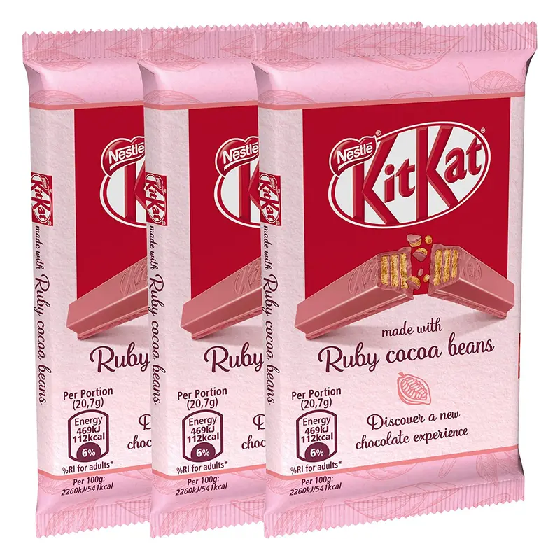 KitKat Ruby Cocoa Beans (3 x 41.5g)