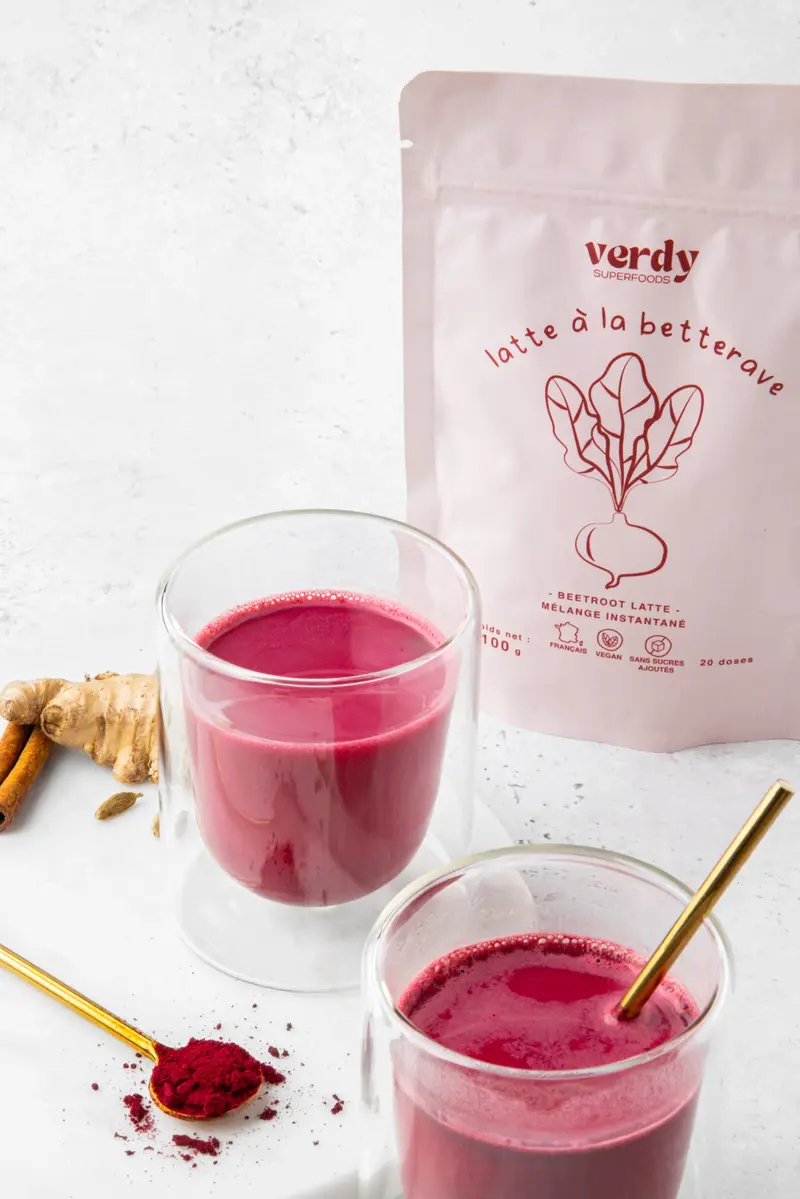 latte à la betterave x beetroot latte