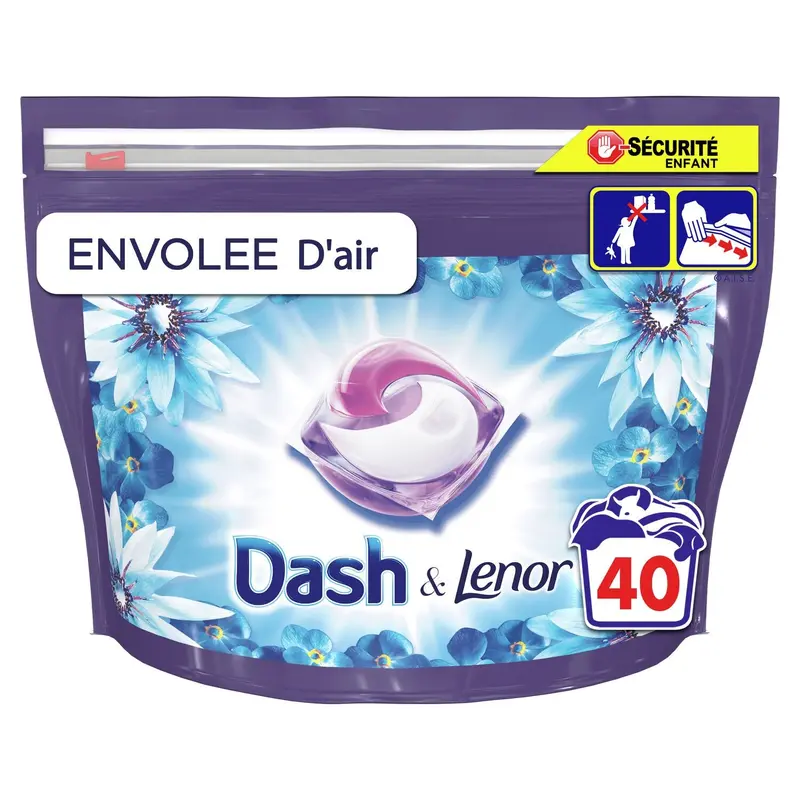 Lessive Capsule Envolée d'Air 3en1 DASH