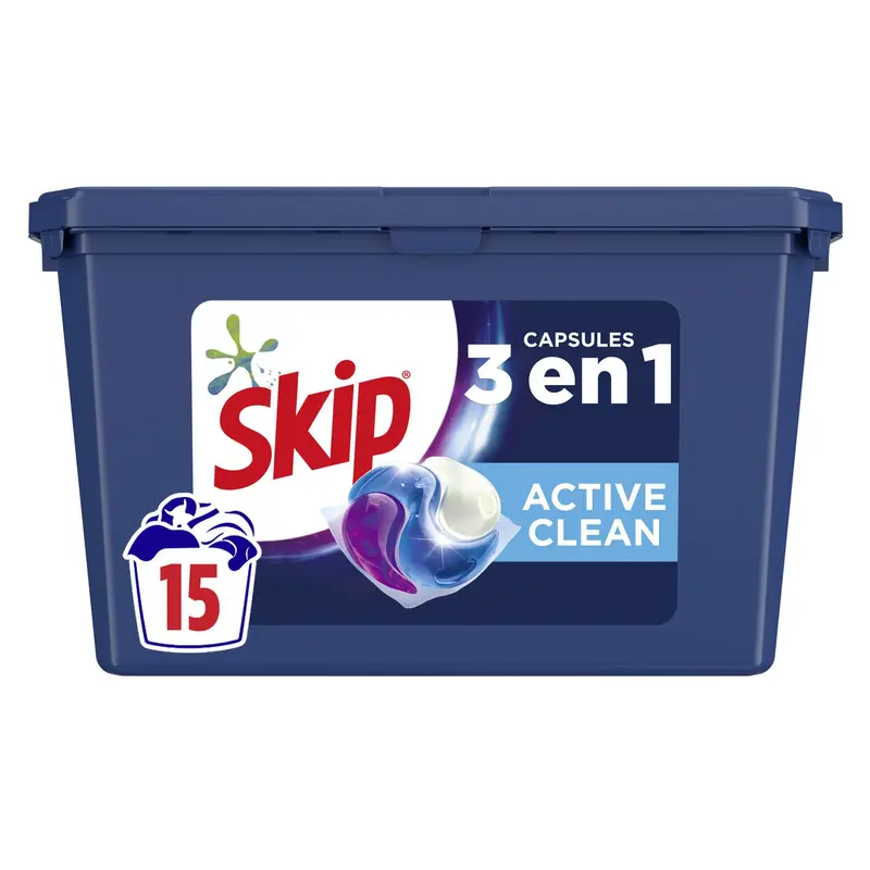 Lessive Capsule Ultimate Active Clean 3en1 SKIP