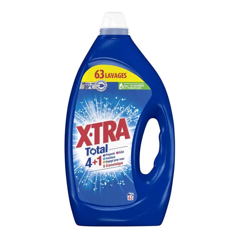 Lessive Liquide Total 4en1 X-TRA