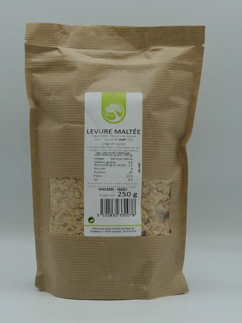 Levure maltée, 250g, Philia