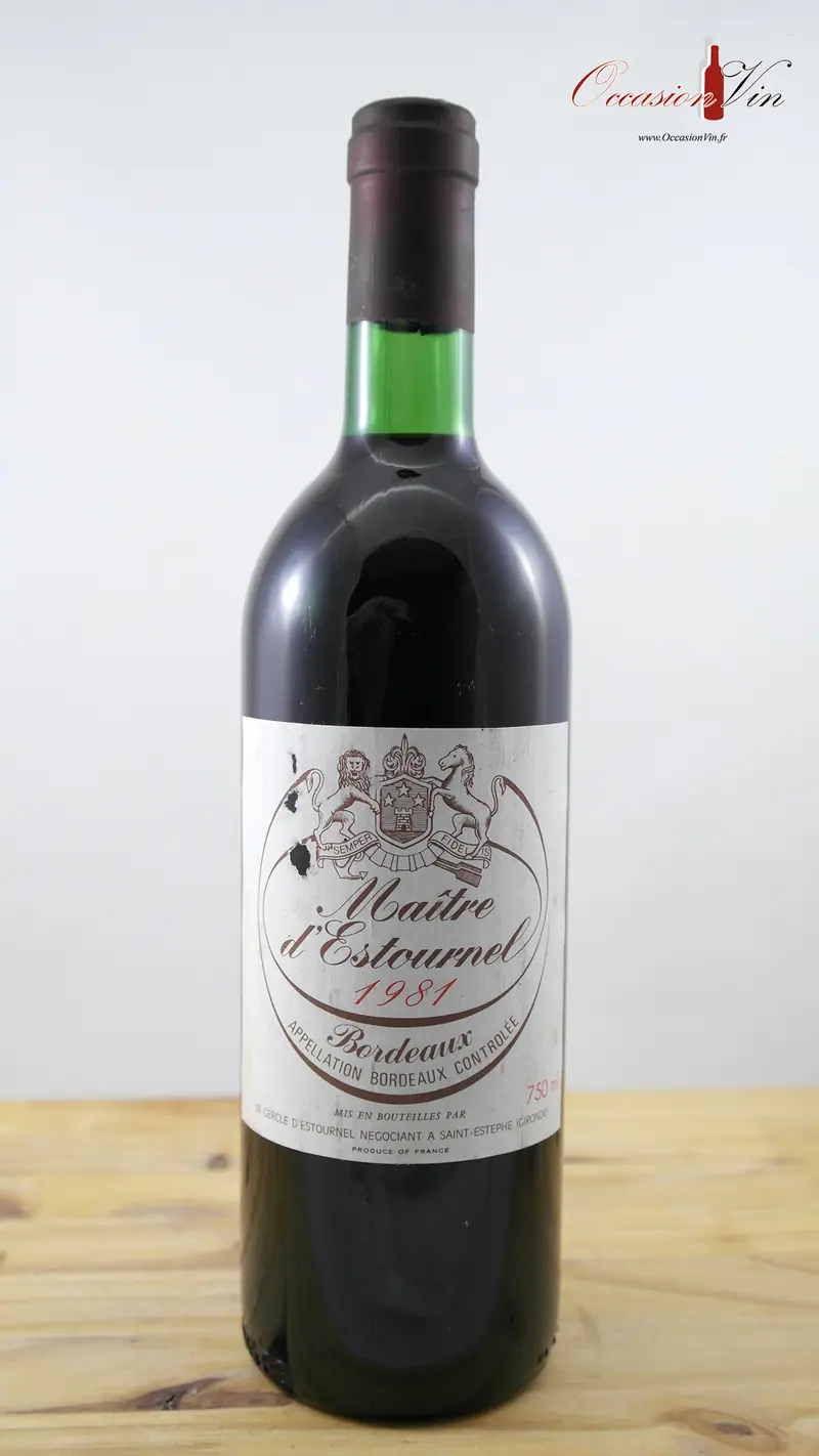 Maître d’Estournel Vin 1981