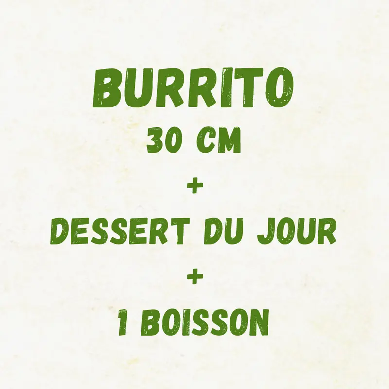 MENU CANCUN BURRITO