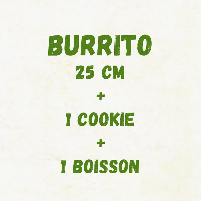 MENU MEXICO BURRITO