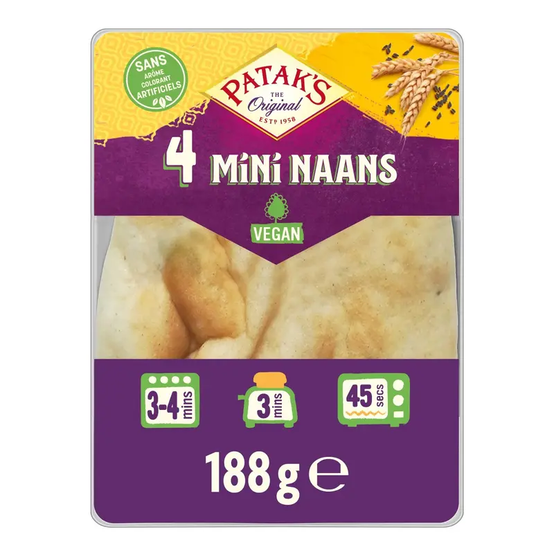 Mini Naans Nature PATAK'S