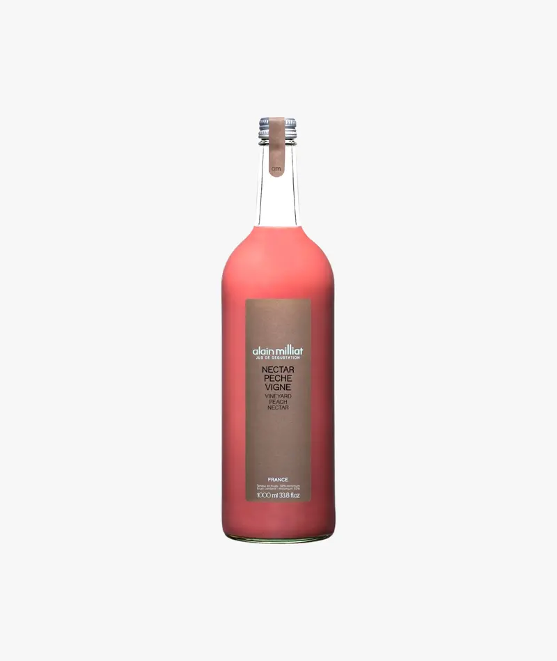 Nectar de pêche vigne