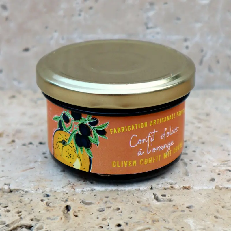Oliven-Confit mit Orange
