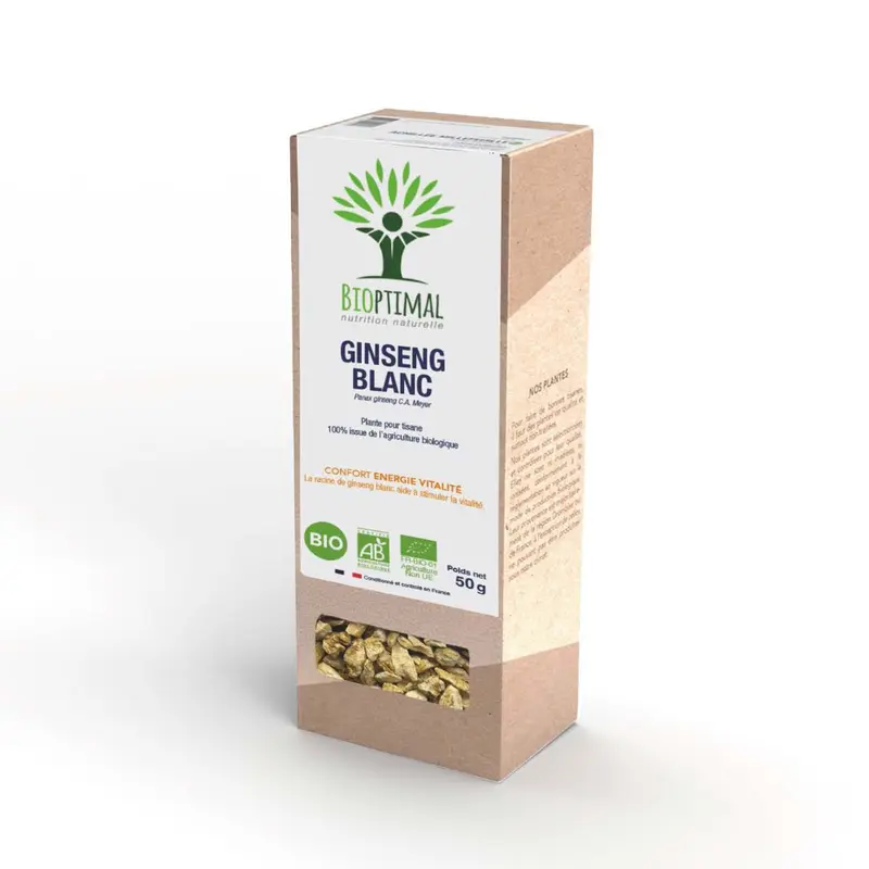 Organic White Ginseng Root