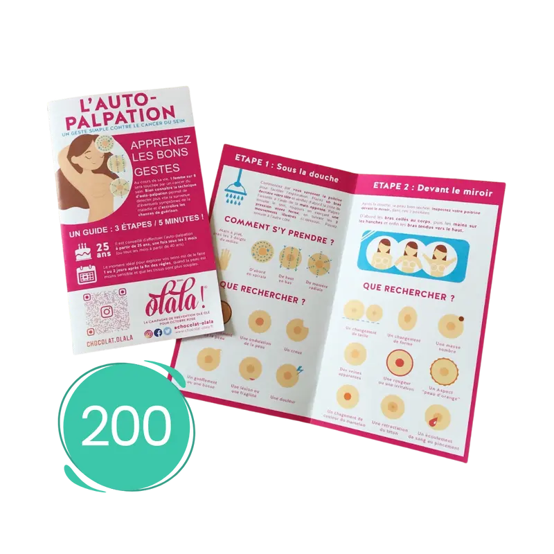 Pack 200 guides d'Auto-palpation